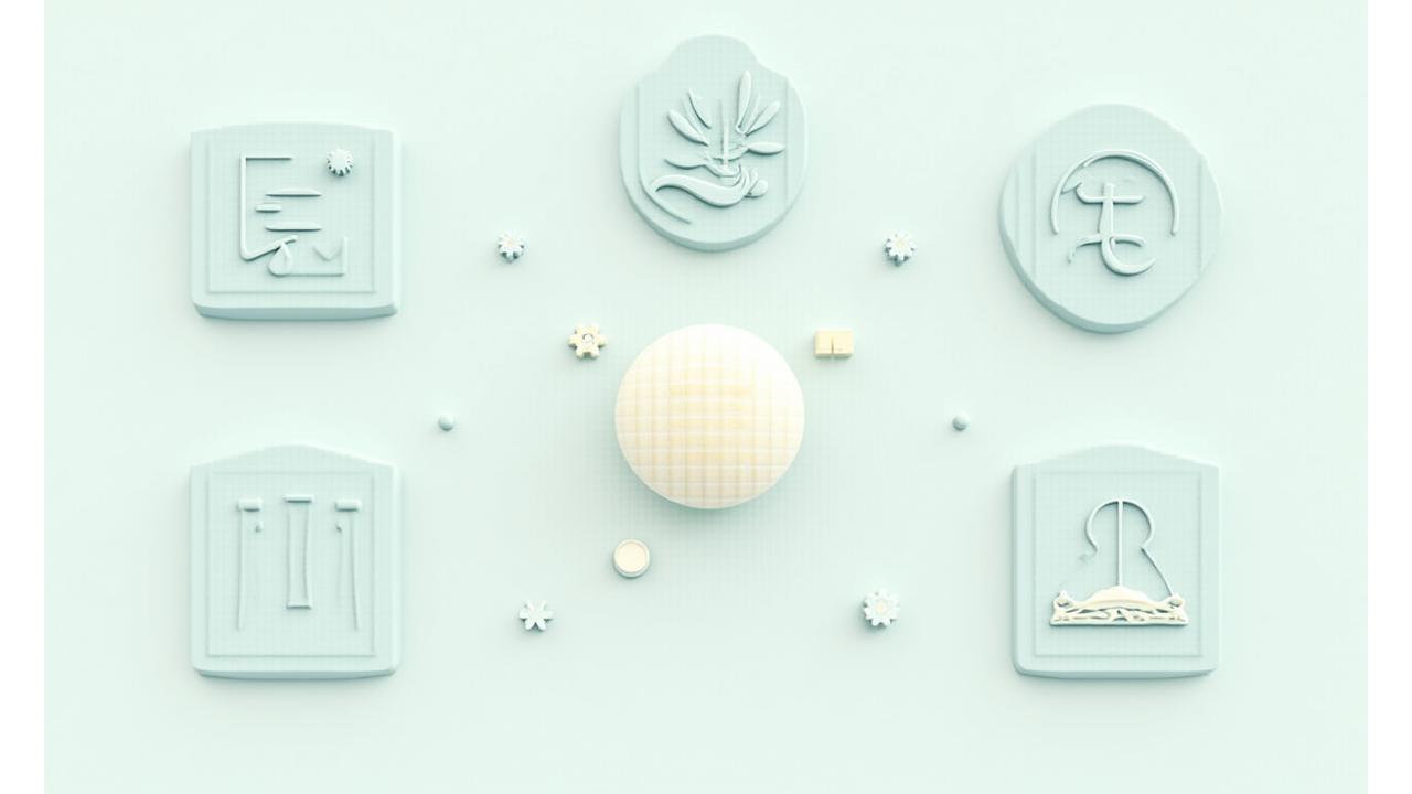 An elegant collage of conceptual icons representing wellness categories: a flowing form for energy, a calm hand for stress, a dynamic figure for vitality, a clear brain for mental clarity, and an ancient Greek column symbolizing longevity, all seamlessly integrated.